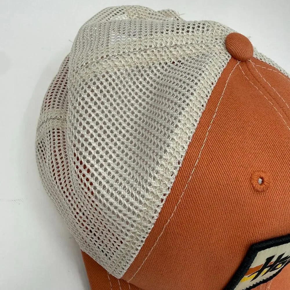 Howler Brothers Hat Men's Electric Standard Adjustable Snapback Orange Mesh